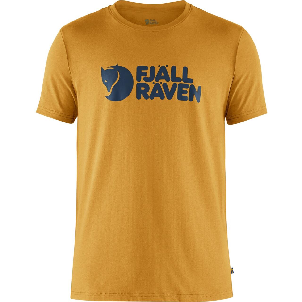 Fjallraven Mens Fjallraven Logo Shirt Gul Ochre 160 Large Gul (OCHRE/160)  XX-large