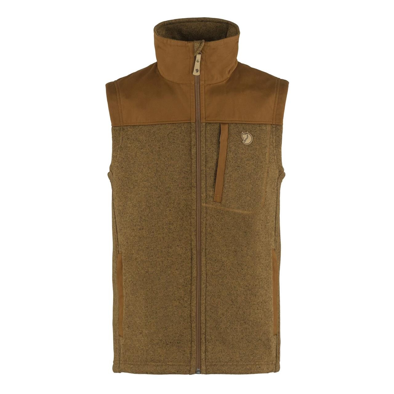 Fjallraven Mens Buck Fleece Vest Brun Chestnut 230 Large Brun (CHESTNUT/  XX-large