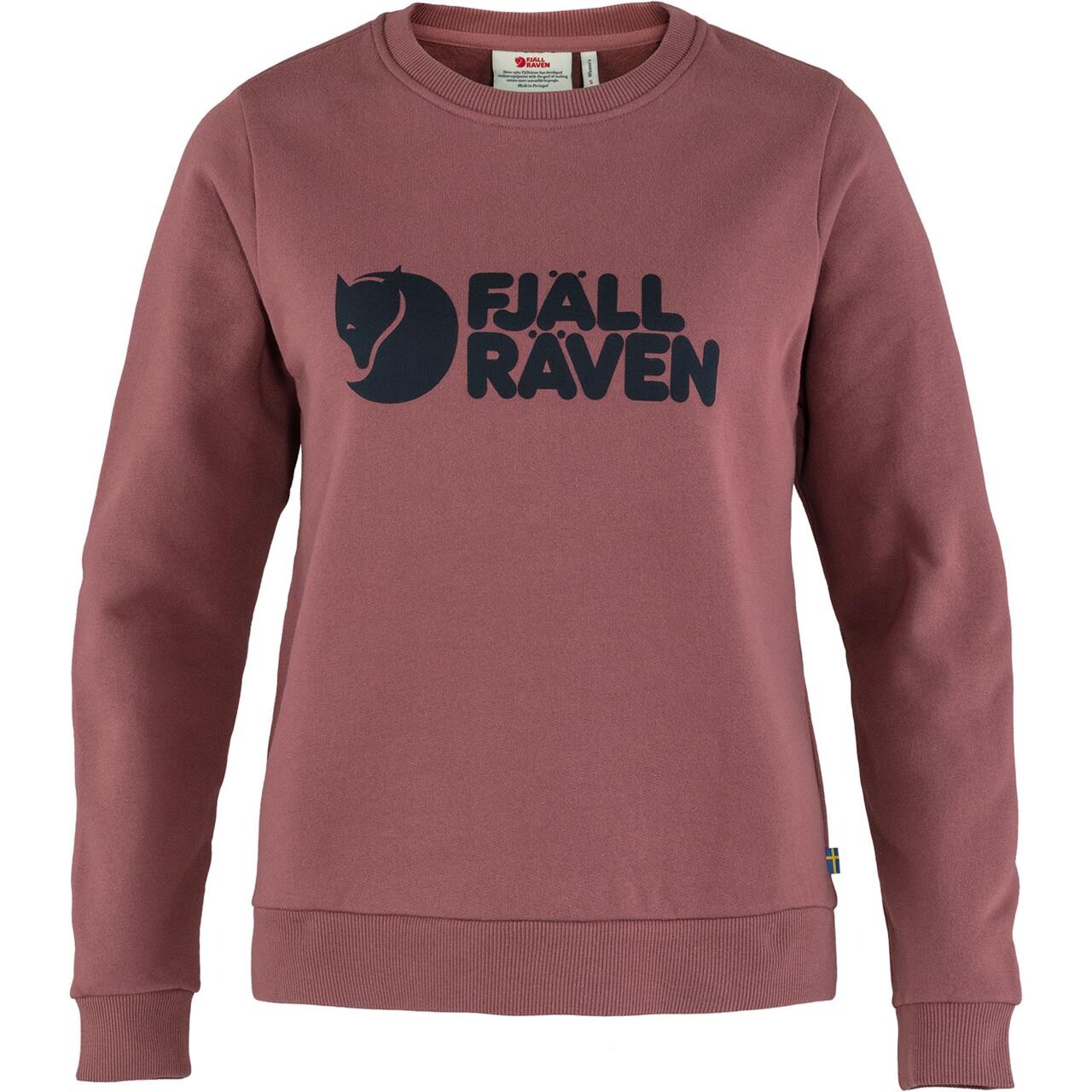Fjallraven Womens Fjallraven Logo Sweater Rød Mesa Purple 410 Large Lilla  X-large