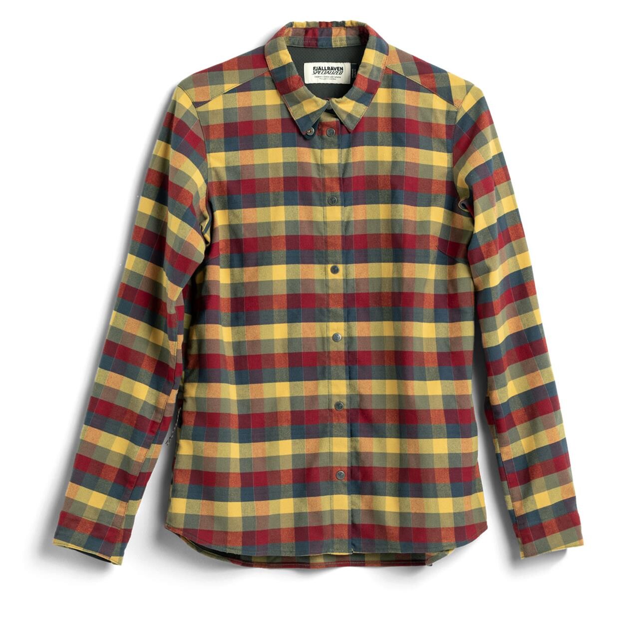 Fjallraven Womens Riders Flannel Shirt Gul Flag Check 701 Large Gul (FLAG CHECK  X-large