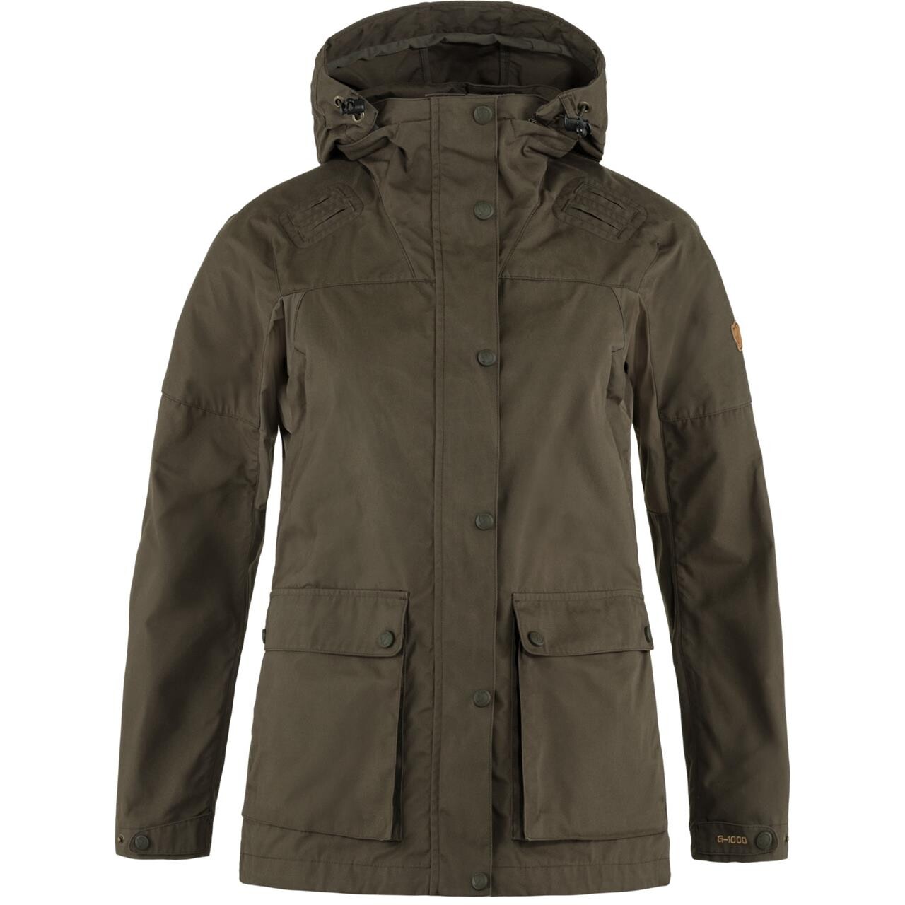 Fjallraven Womens Forest Hybrid Jacket Grøn Dark Olive 633 Large Grøn  X-large