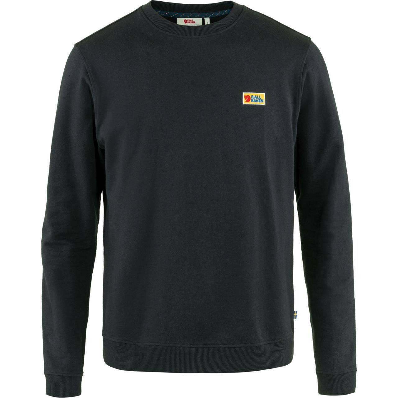 Fjallraven Mens Vardag Sweater Sort Black 550 Large Sort  XX-large