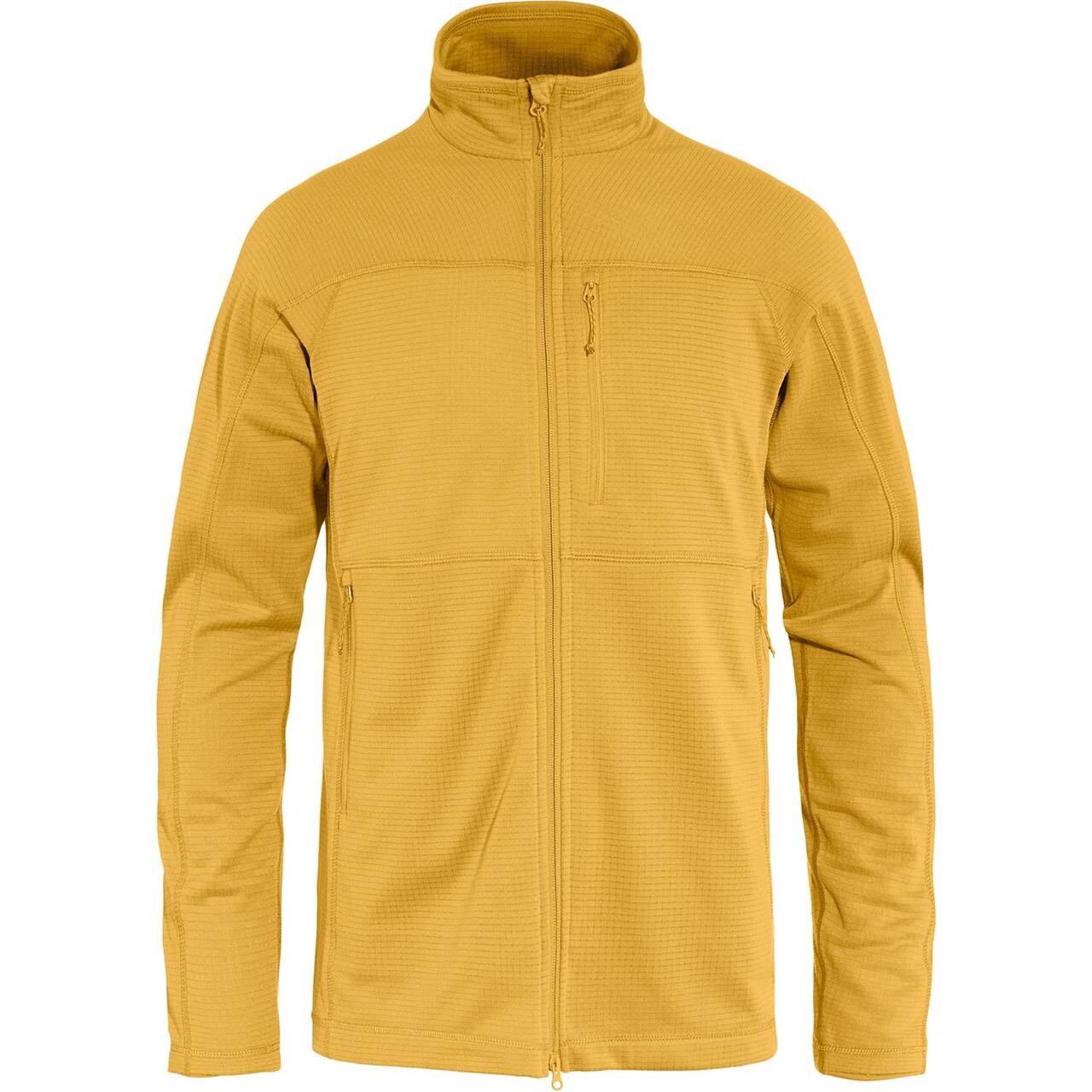 Fjallraven Mens Abisko Lite Fleece Jacket Gul Ochre 160 Large Gul (OCHRE/160)  XX-large