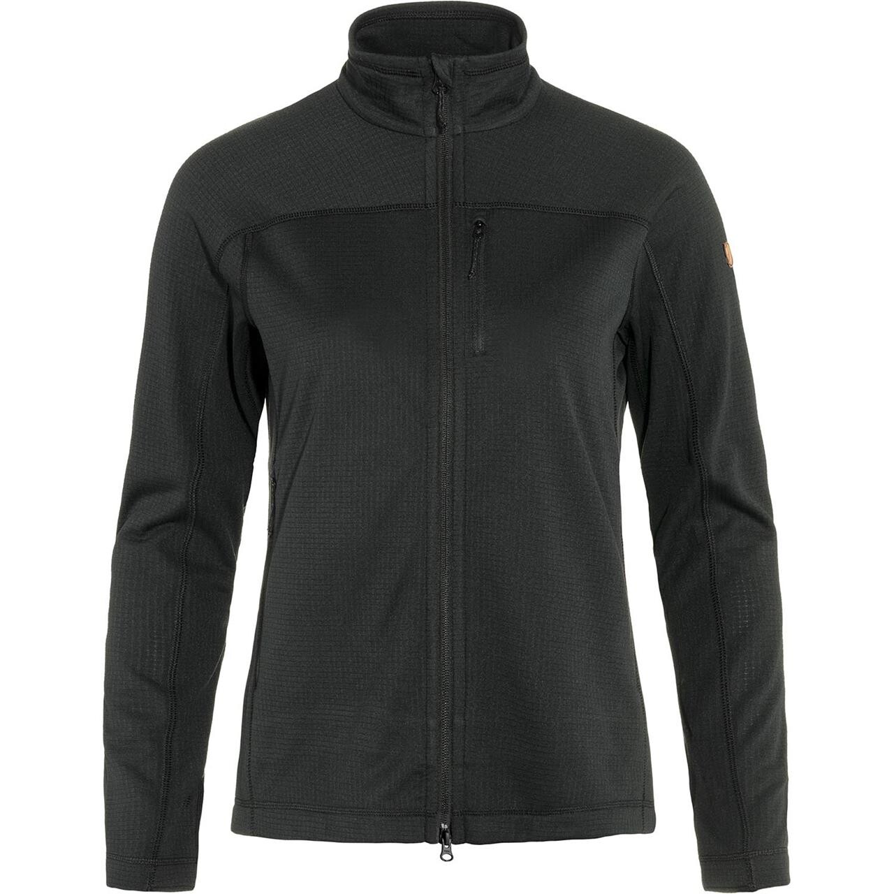 Fjallraven Womens Abisko Lite Fleece Jacket Sort Black 550 Large Sort  X-large