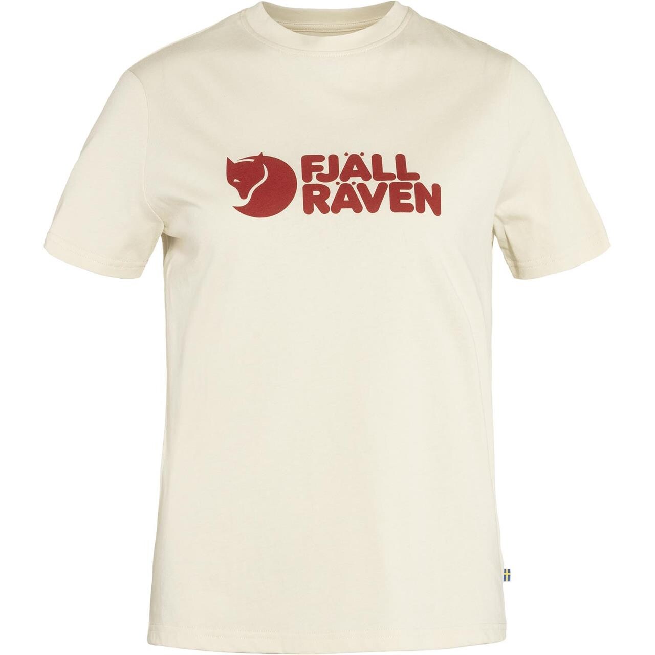 Fjallraven Womens Fjallraven Logo Tee Hvid Chalk White 113 Large Hvid  X-large