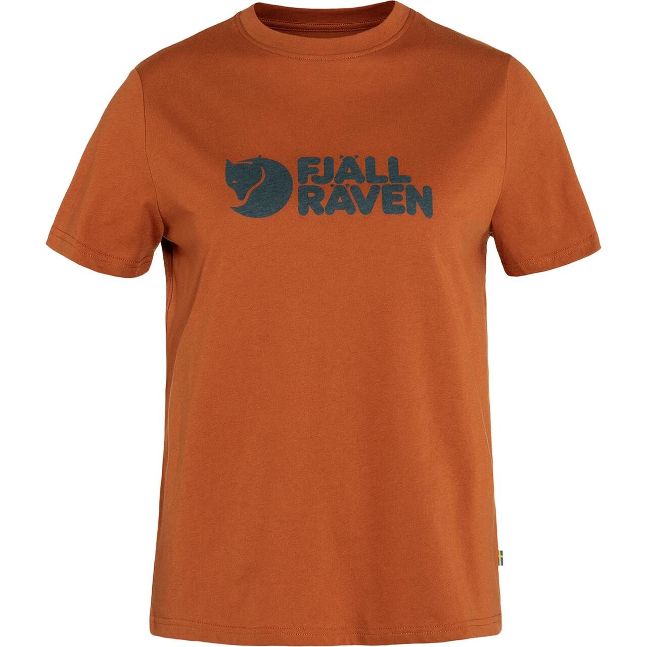 Fjallraven Womens Fjallraven Logo Tee Brun Terracotta Brown 243 Large Brun (TERRACOTT  X-large