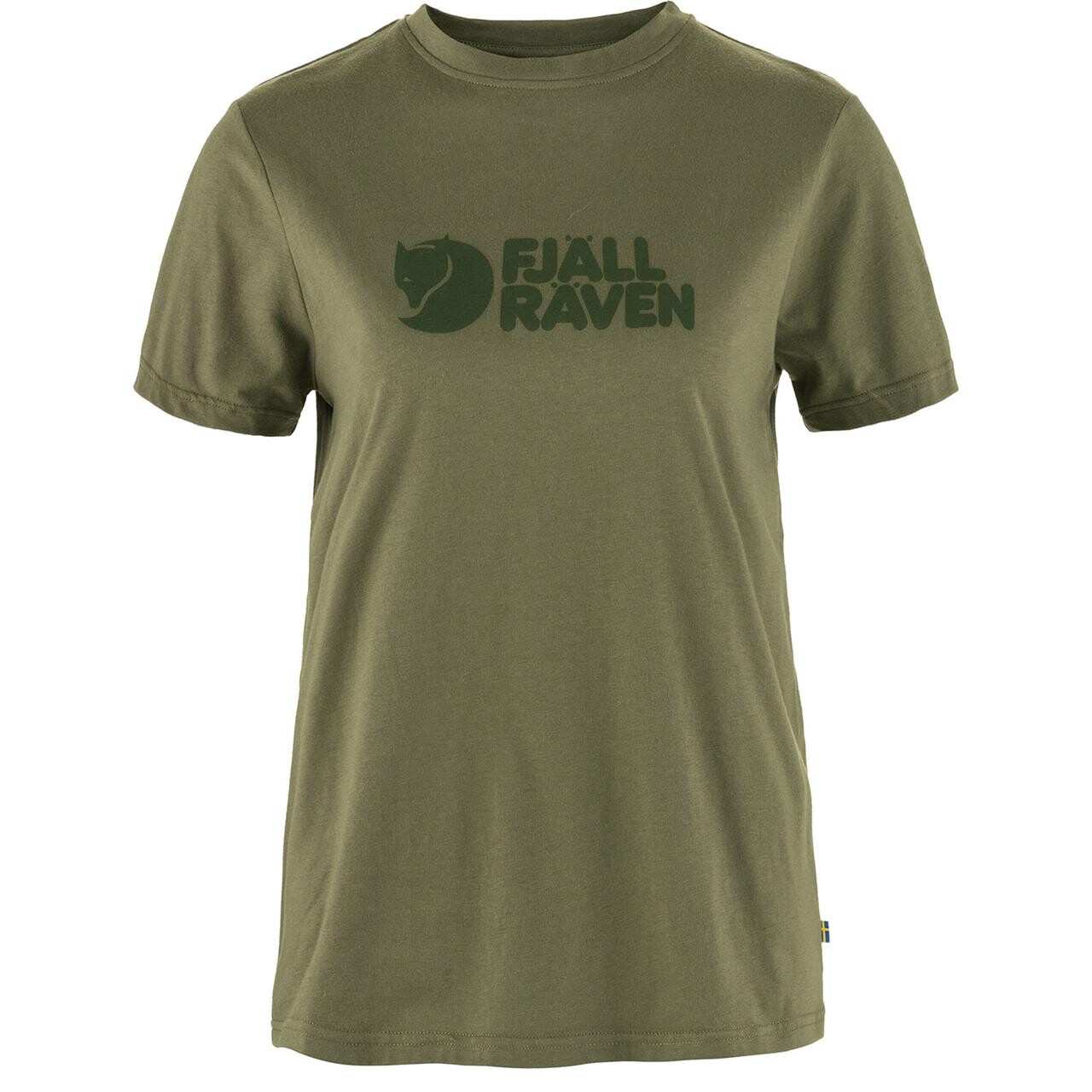 Fjallraven Womens Fjallraven Logo Tee Grøn Green 620 Large Grøn  X-large