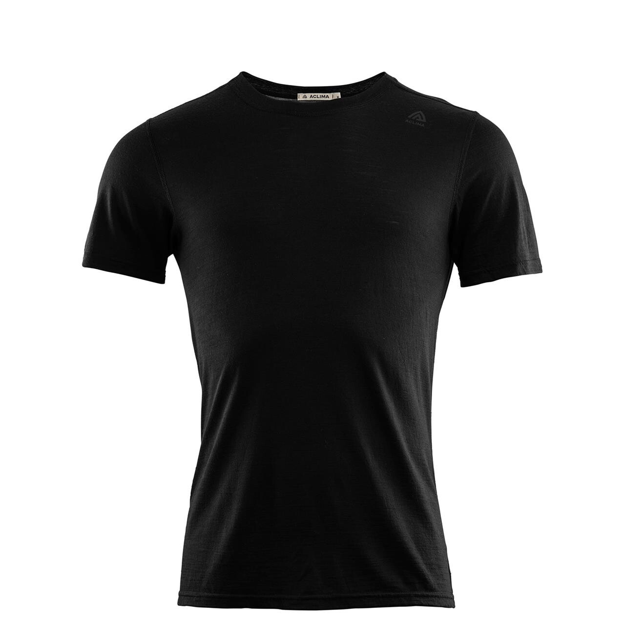 Aclima Mens Lightwool Undershirt Tee Sort Jet Black Xxx Large Sort  XXX-large