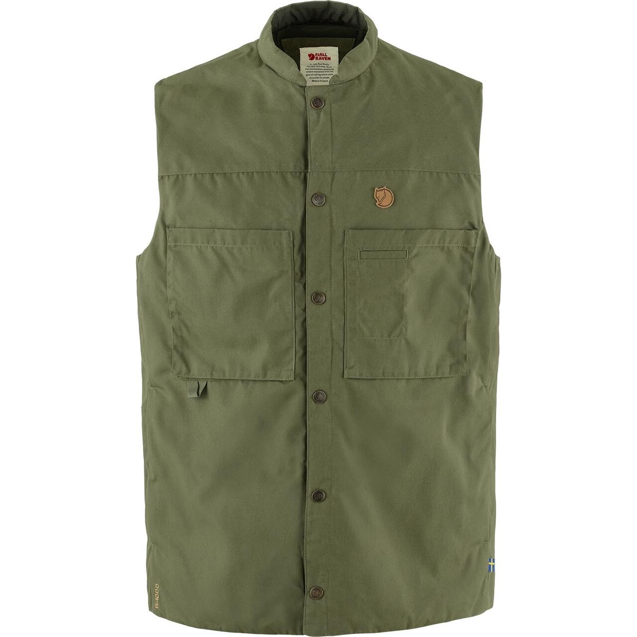 Fjallraven Mens Singi Padded Vest Grøn Laurel Green 625 Large Grøn  XX-large