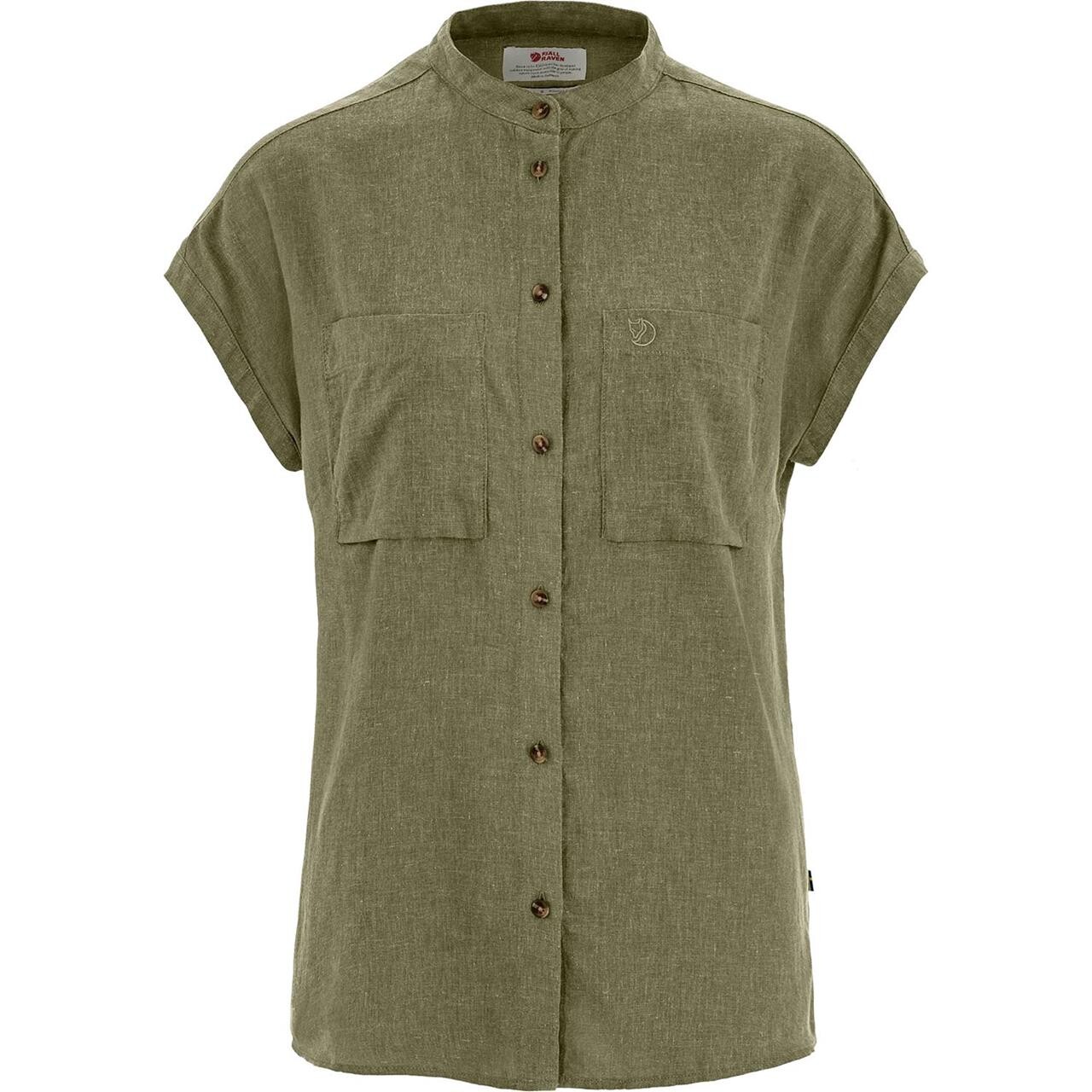 Fjallraven Womens Vik Hemp Shirt Grøn Green 620 Large Grøn  X-large