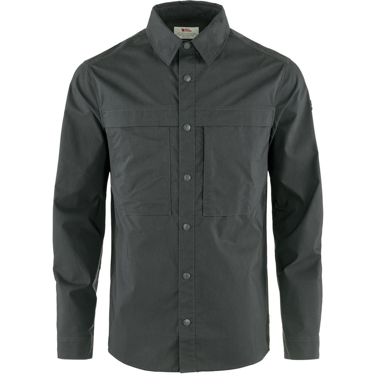 Fjallraven Mens Abisko Trail Shirt Grå Dark Grey 030 Large Grå (DARK GREY/  XX-large