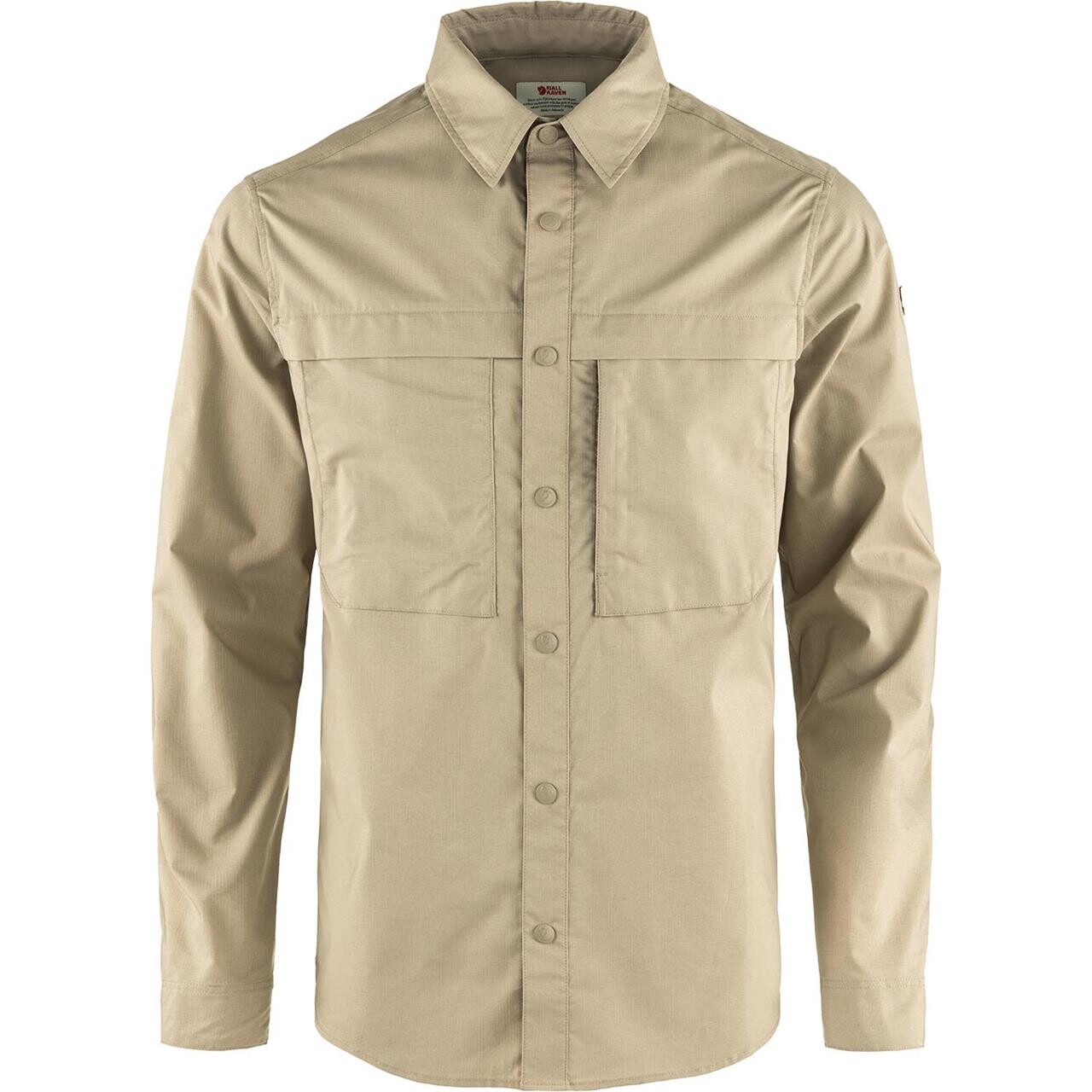 Fjallraven Mens Abisko Trail Shirt Beige Fossil 118 Large Beige (FOSSIL/1  XX-large