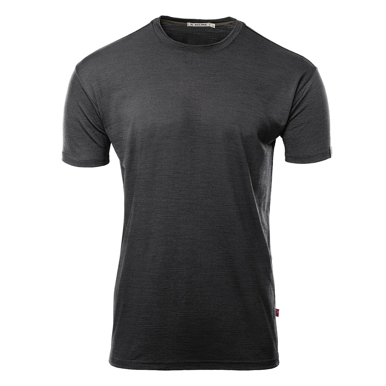 Aclima Mens Lightwool 180 Classic Tee Grå Marengo Large Grå (MARENGO)  XX-large