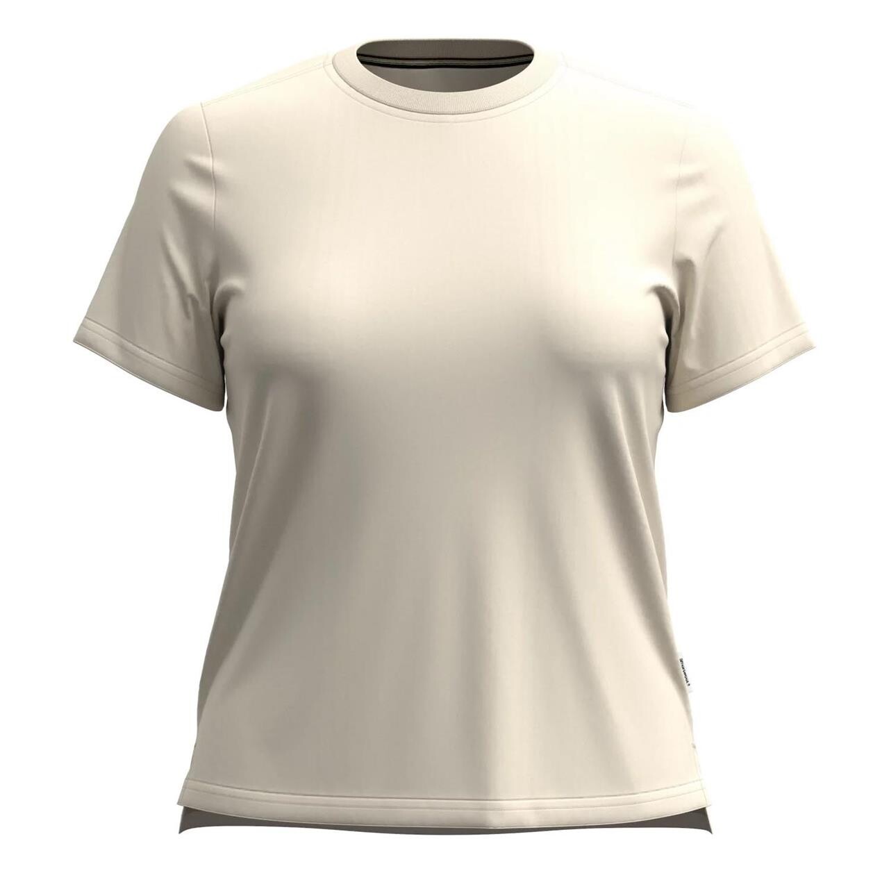 Smartwool Womens Perfect Crew Tee Brun Almond Large Brun (ALMOND)  X-large