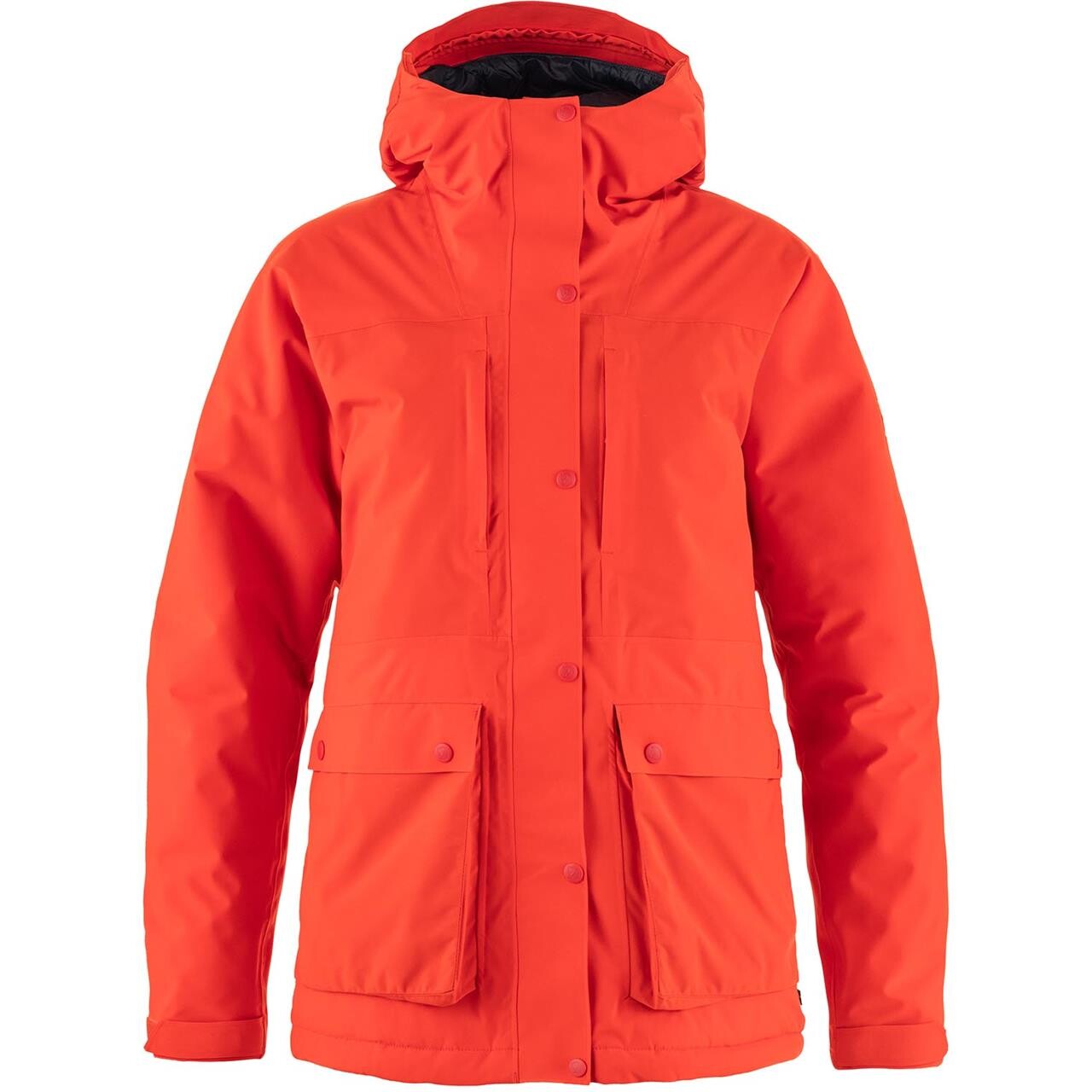 Fjallraven Womens Hydratic Padded Jacket Orange Flame Orange 214 Large Orange (FLAME O  X-large