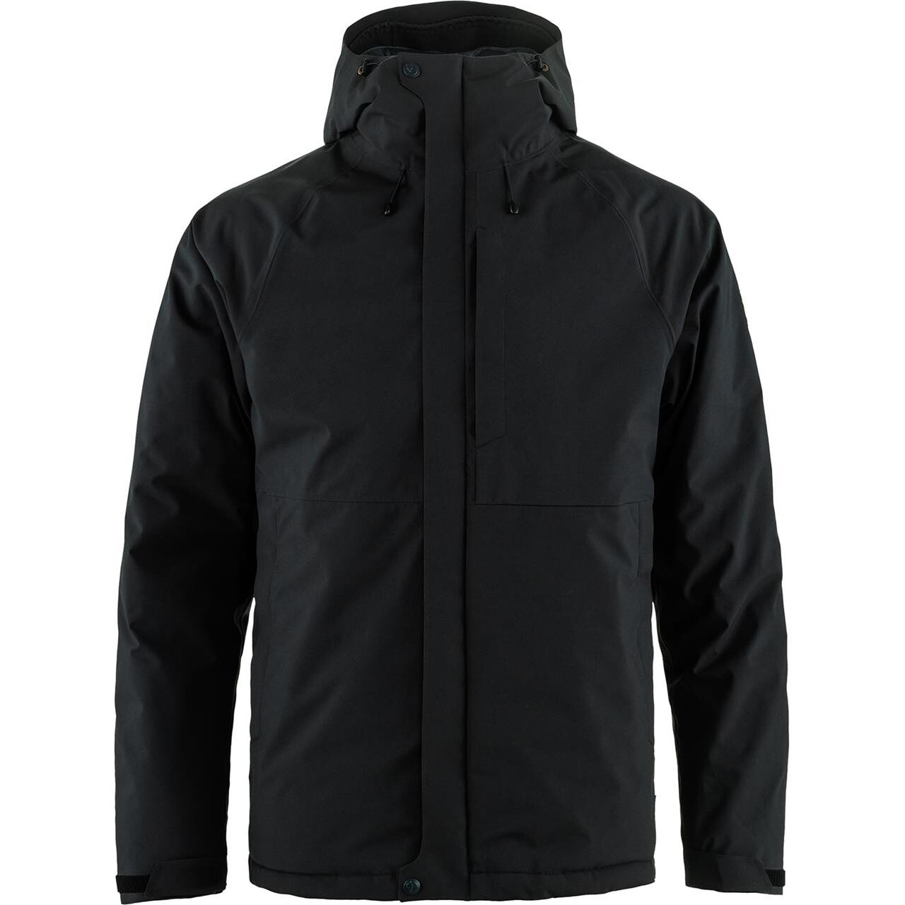 Fjallraven Mens Hydratic Padded Trail Jacket Sort Black 550 Large Sort  XX-large