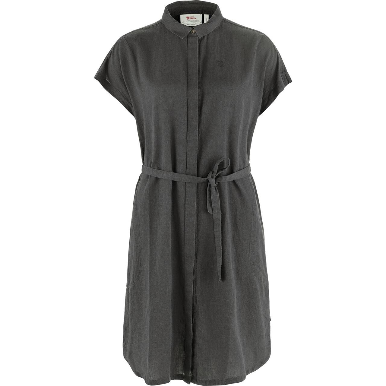 Fjallraven Womens Vik Hemp Dress Grå Dark Grey 030 Large Grå (DARK GREY/  X-large