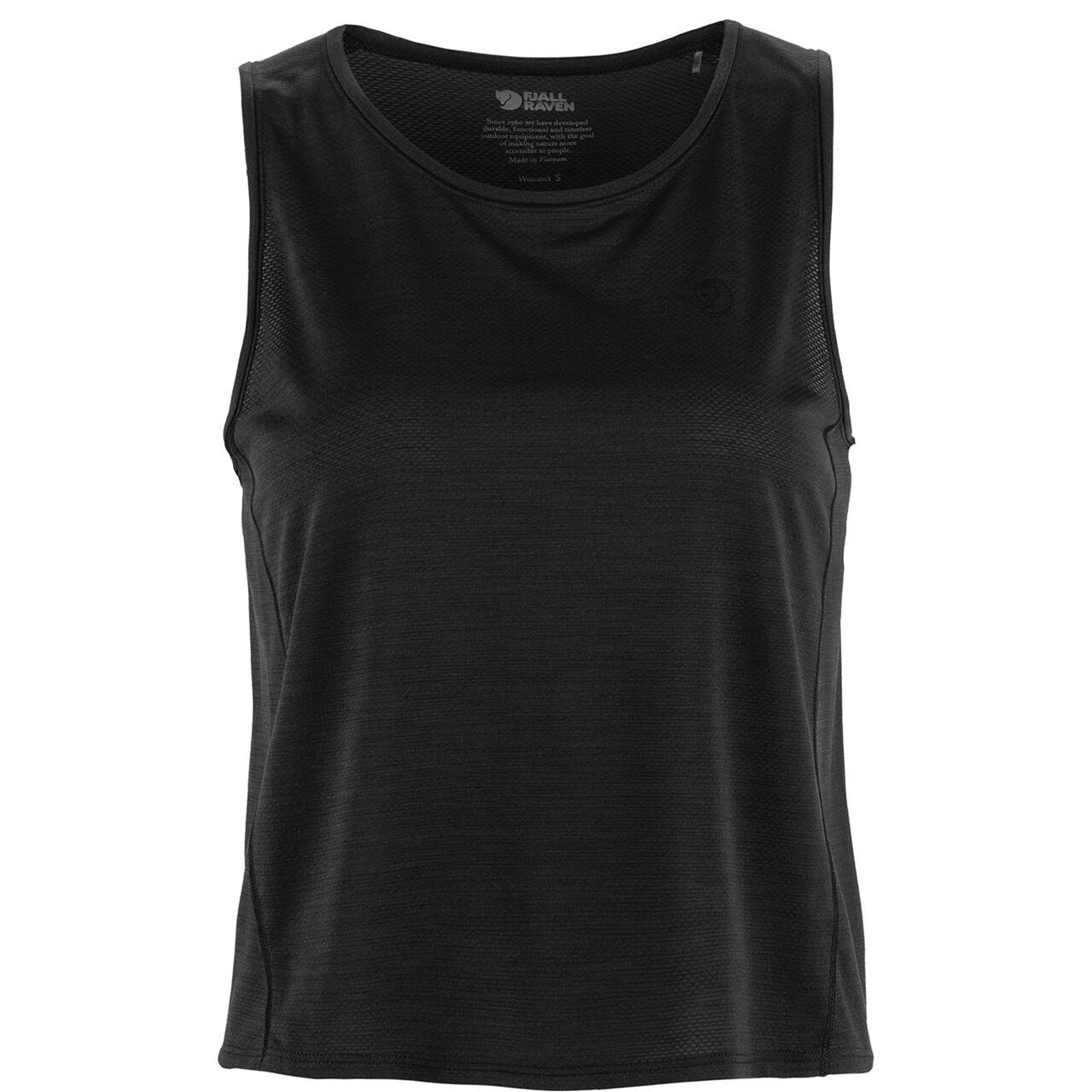 Fjallraven Womens Abisko Lite Tank Sort Black 550 Large Sort  X-large