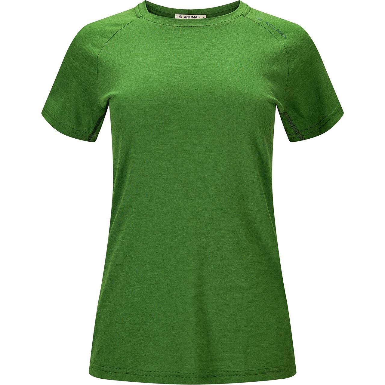 Aclima Womens Lightwool 140 Trail Tee Grøn Cactus Large Grøn  XX-large