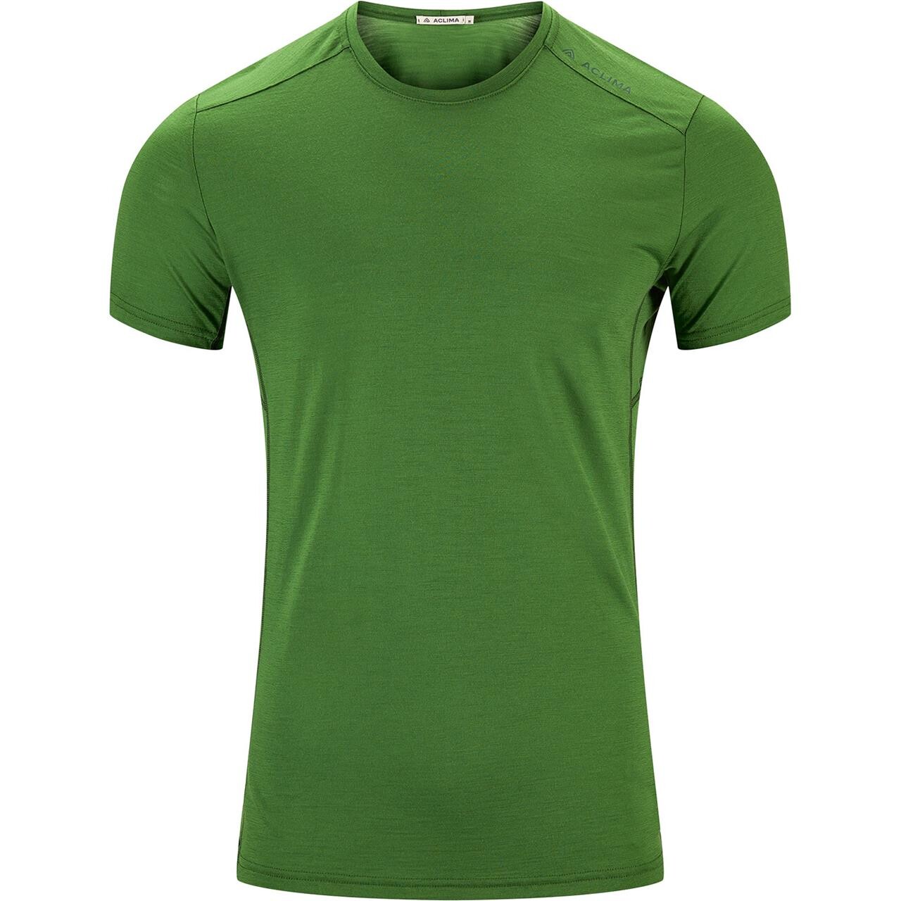 Aclima Mens Lightwool 140 Trail Tee Grøn Cactus Large Grøn  X-large