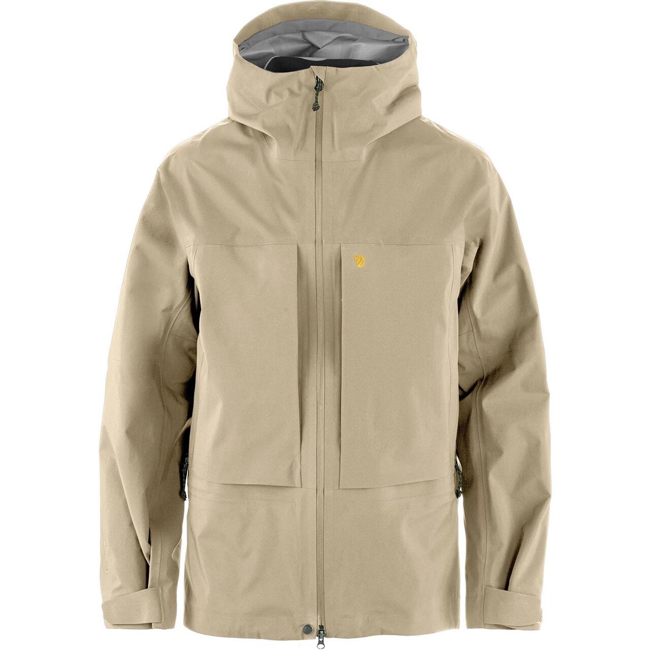 Fjallraven Mens Bergtagen Gtx Touring Jacket Beige Fossil 118 Large Beige (FOSSIL/1  XX-large