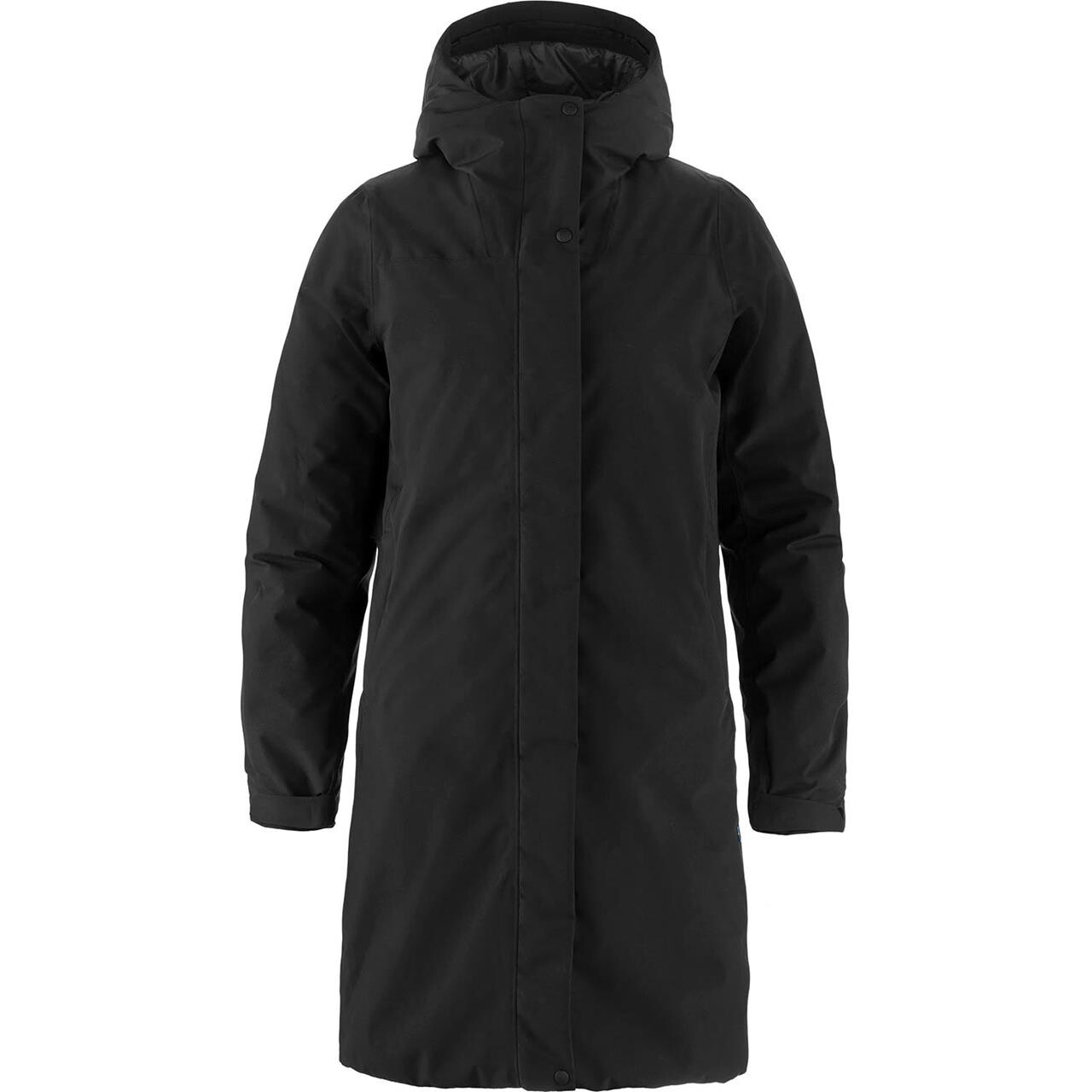 Fjallraven Womens Hydratic Padded Parka Sort Black 550 Large Sort  X-large
