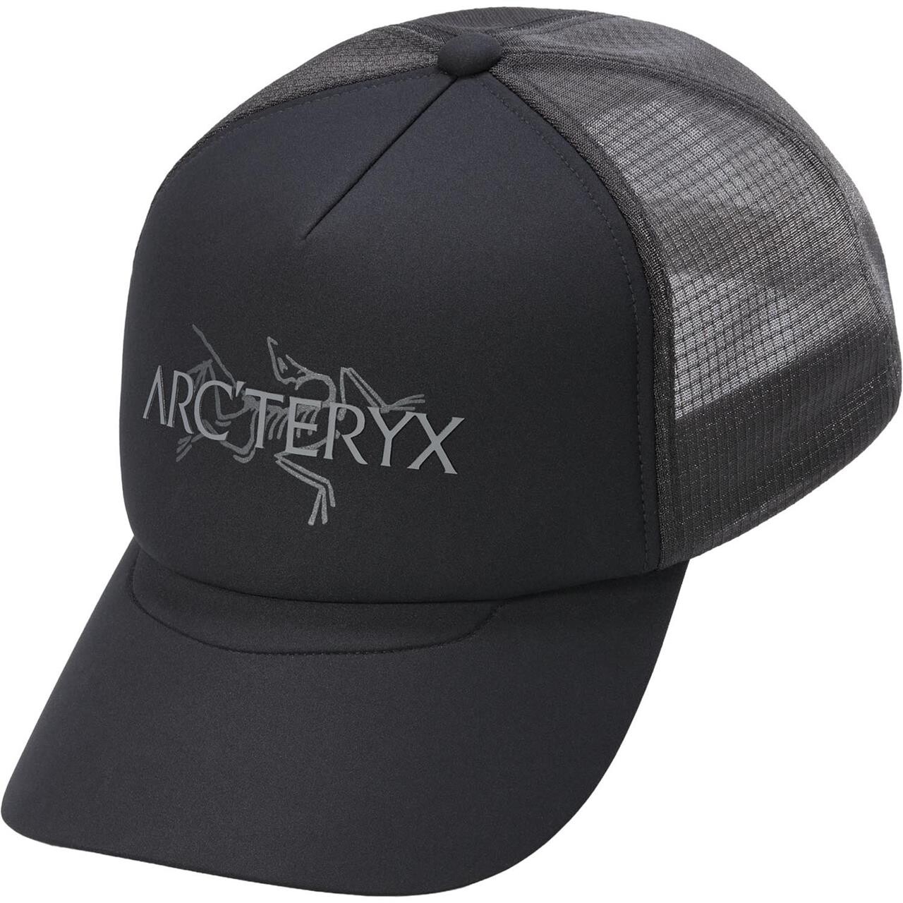 Arcteryx Bird Word Trucker Hat Sort Black Cloud Large Large Sort  Large/x-large