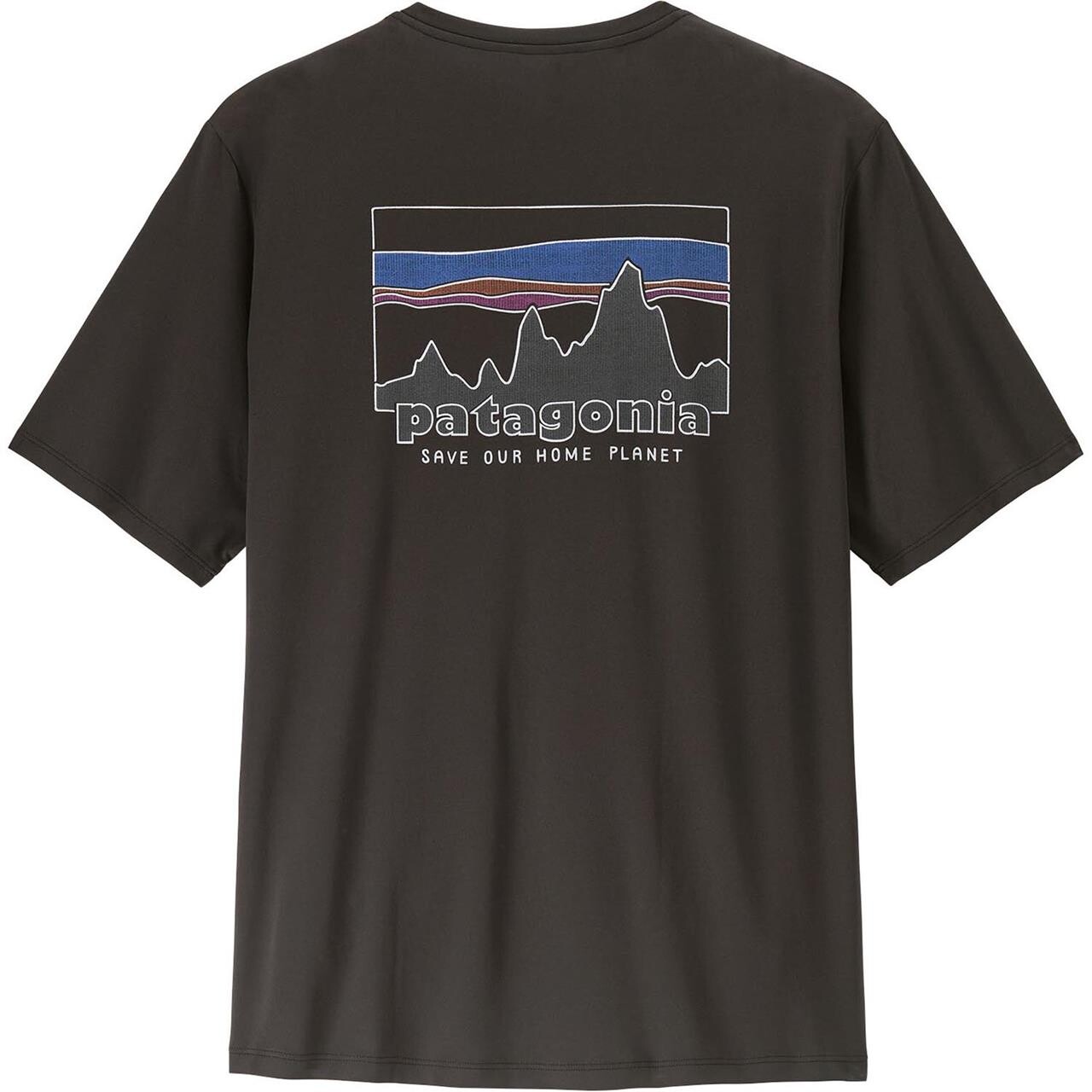 Patagonia Mens Cap Cool Daily Shirt &  Skyline Sort Black Large Sort  X-large