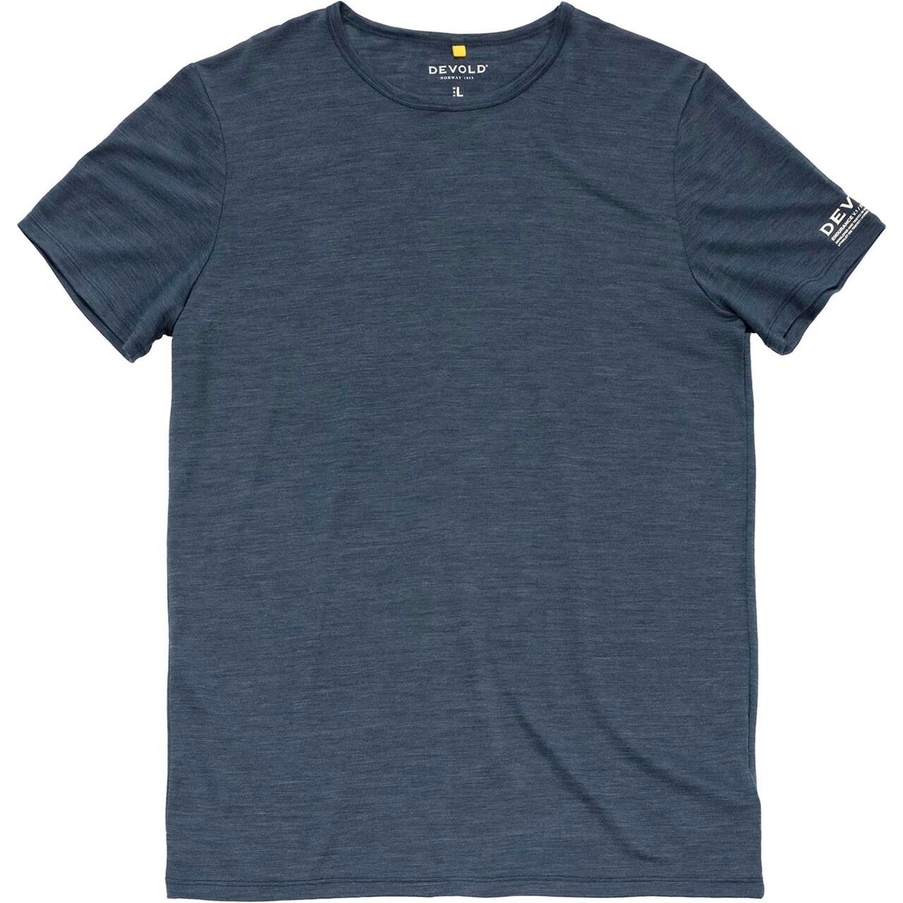 Devold Mens Active Stamp Tee Blå Night Large Blå (NIGHT)  X-large