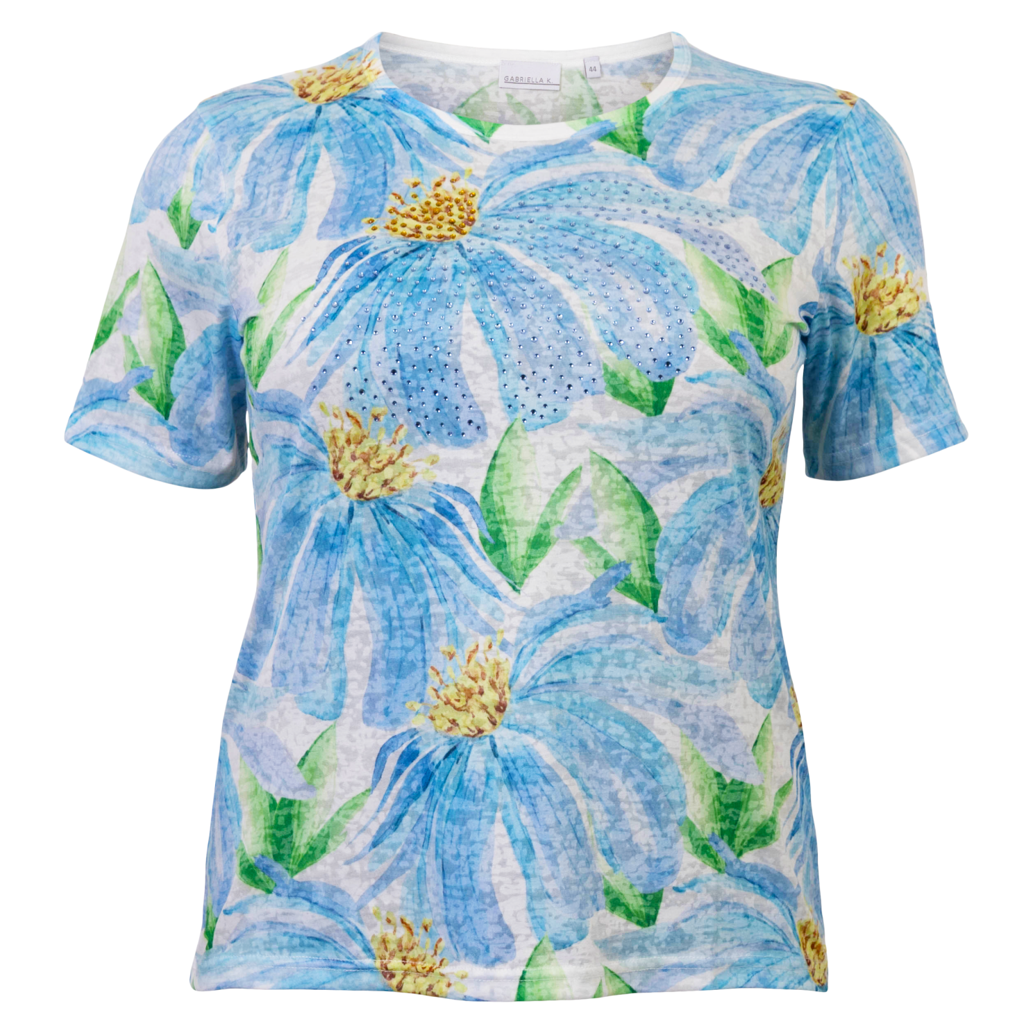 Gabriella Dame Shirt Blue Comb Blue Comb  52