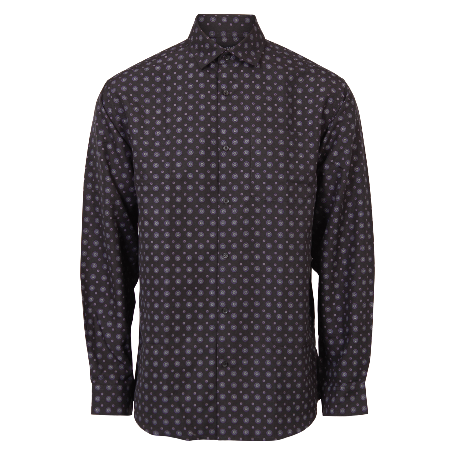 Carnt Bernhard Herre Skjorte Plus Size Charcoal 5xl Charcoal  5XL
