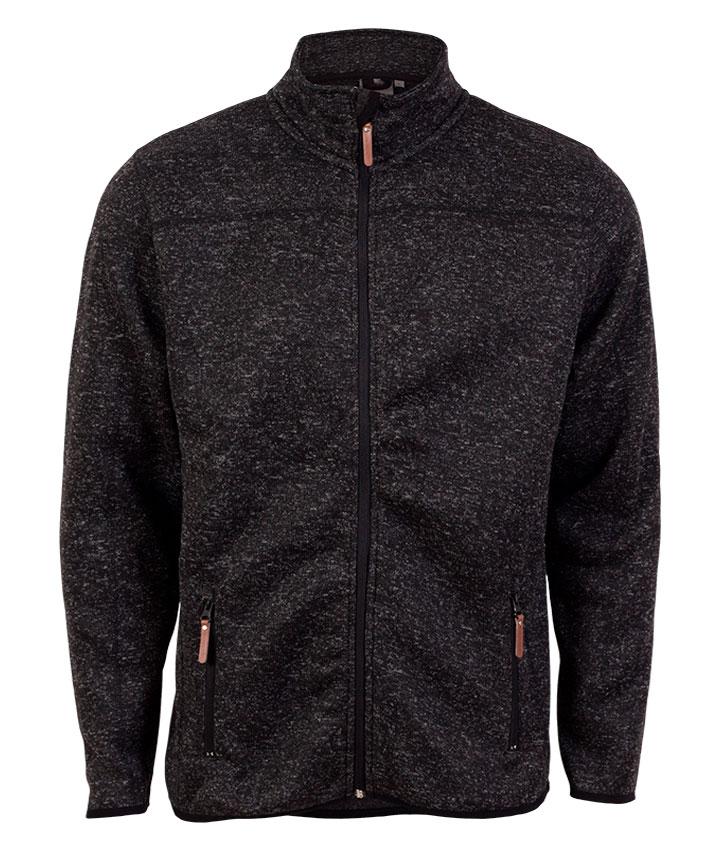 Steenholt Ocean Herre Fleecejakke Plus Size Dark Grey 7xl Dark Grey  7XL