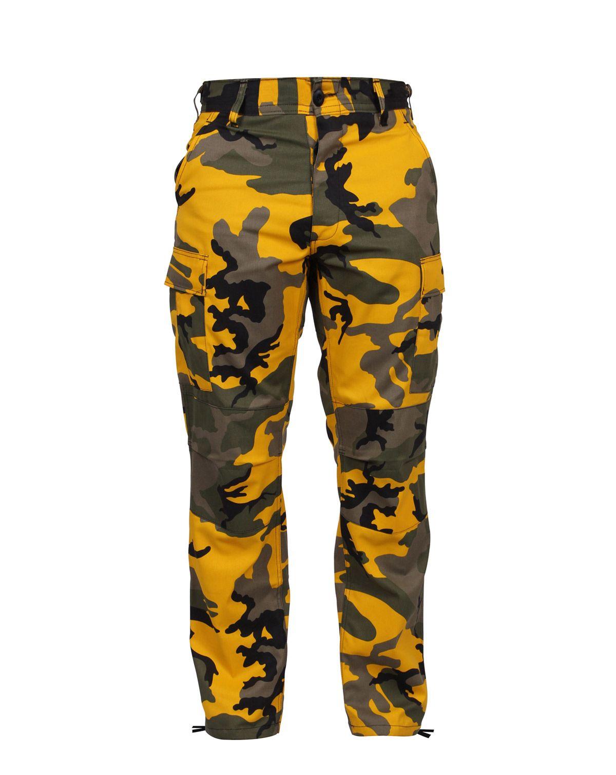Rothco Bdu Bukser Gul Camouflage Large Gul Unisex X-Large / 35"-4