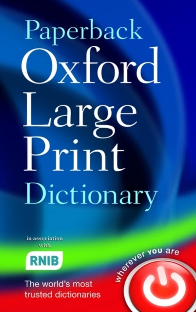 Paperback Oxford Print Dictionary   Large
