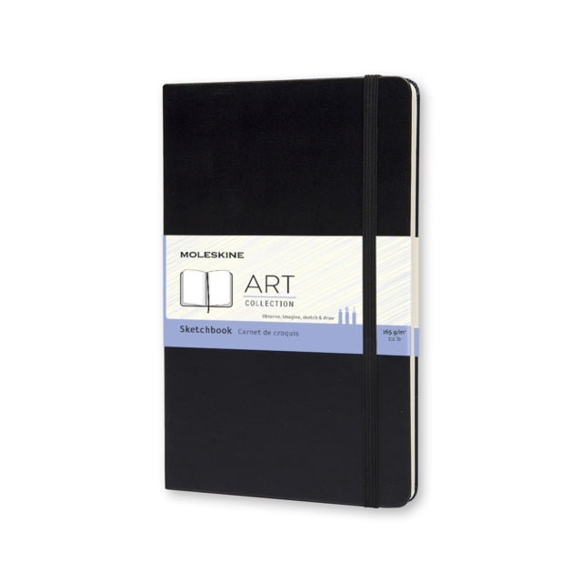 Moleskine Sketchbook Black Sort  Large