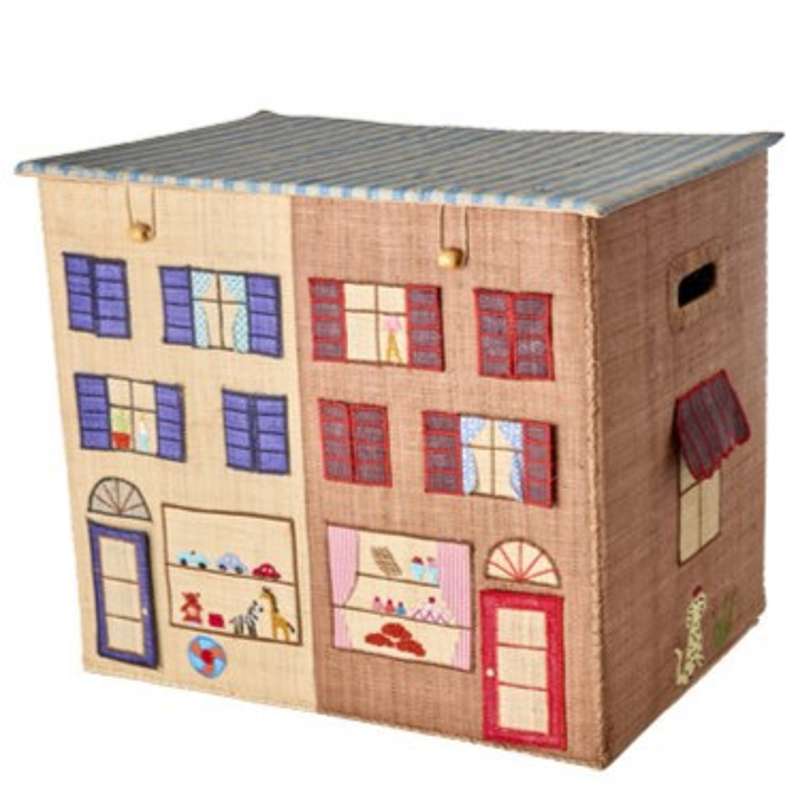 Rice Raffia Opbevaringskurv Paris Large Foldbar