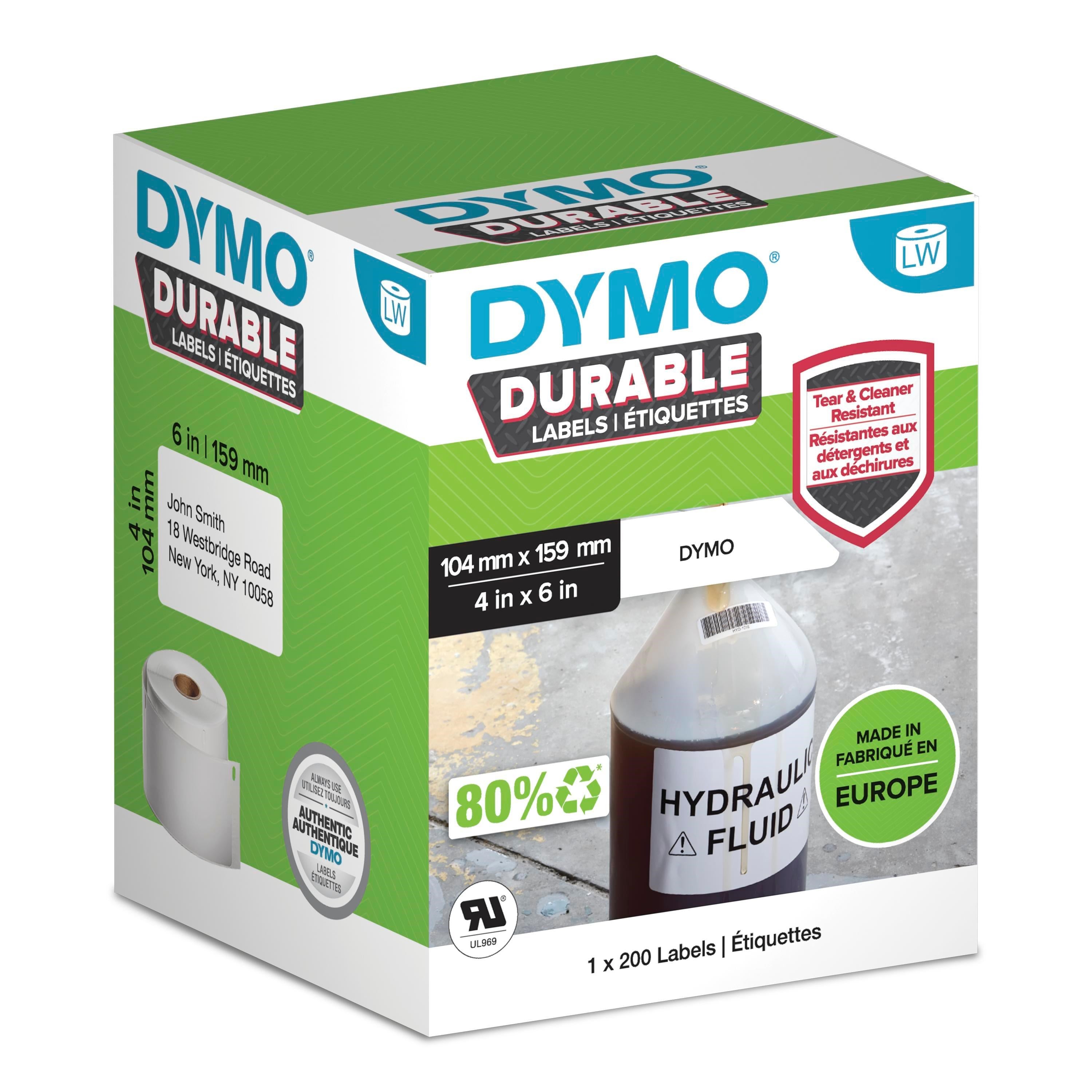 Labelwriter Durable Extra Large Shipping Label 104mmx159mm