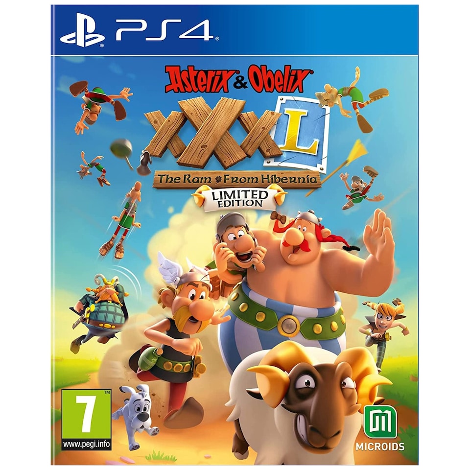 Asterix & Obelix Xxxl: The Ram From Hibernia Limited Edition Playstation Ps4 Spil Geekd