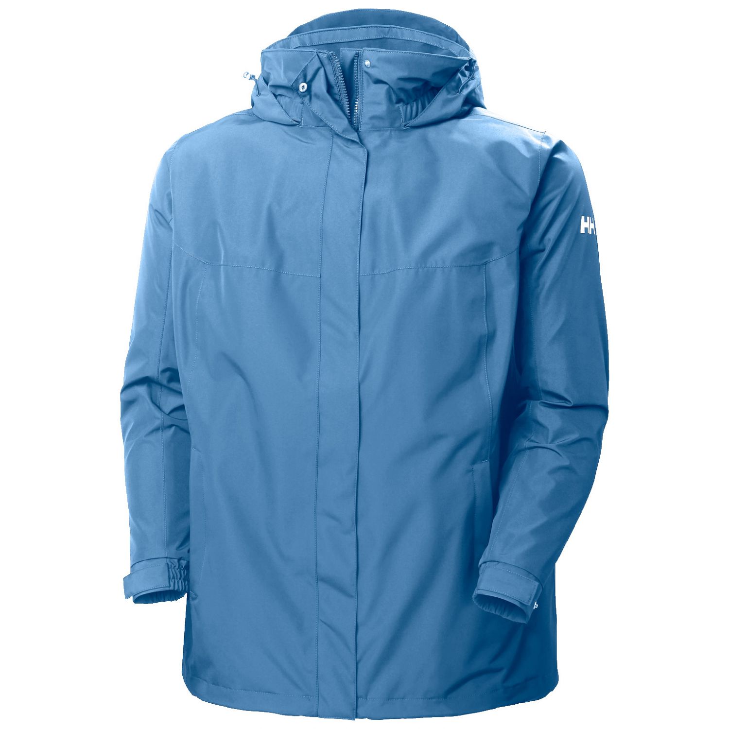 Helly Hansen Aden Plus Regnjakke Dame Plus Size Blå Azurite Female 1X