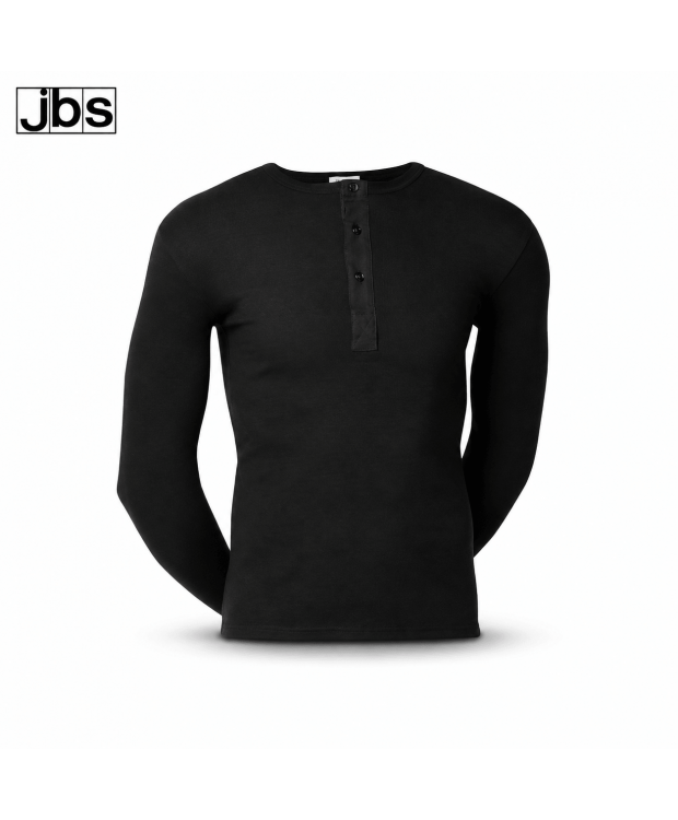 Jbs Langærmet Shirt Med Knapper Sort Herre Xxxl Sort  Xl