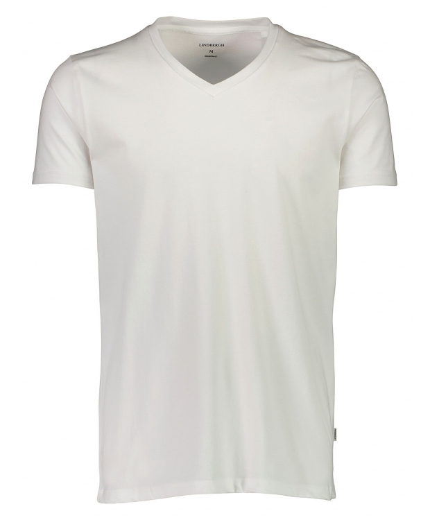 Lindbergh Hvid Shirt Med Hals Xxxl Hvid  XS