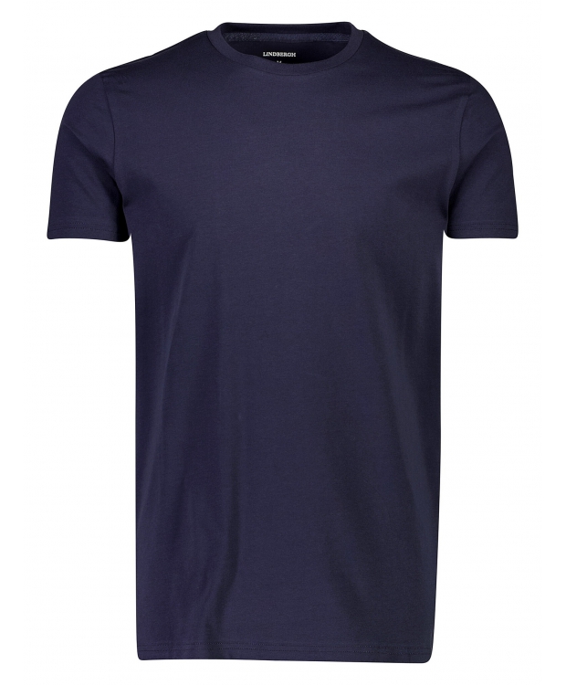 Lindbergh Navy Shirt Med Rund Hals Xxxl Navy  XS
