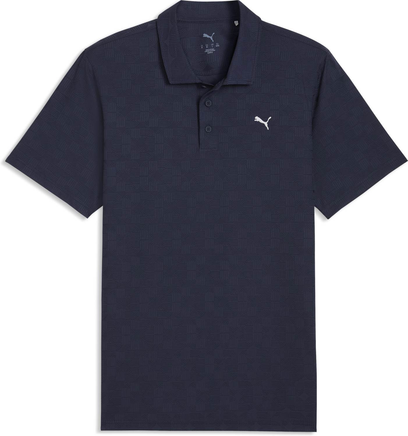 Puma Mattr Deco Jacquard Herre Poloshirt Deep Navy Str Xxxl Deep Navy Herre XXXL