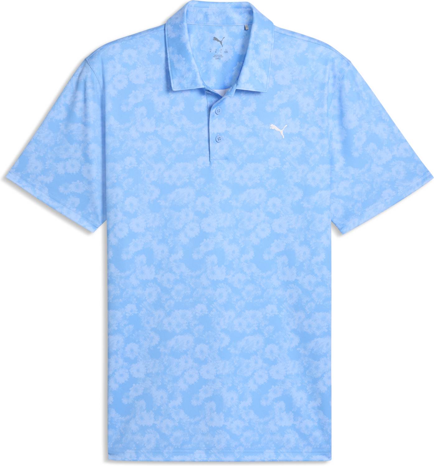 Puma Pure Floral Herre Poloshirt Team Light Blue Str Xxxl Team Light Blue Herre XXXL
