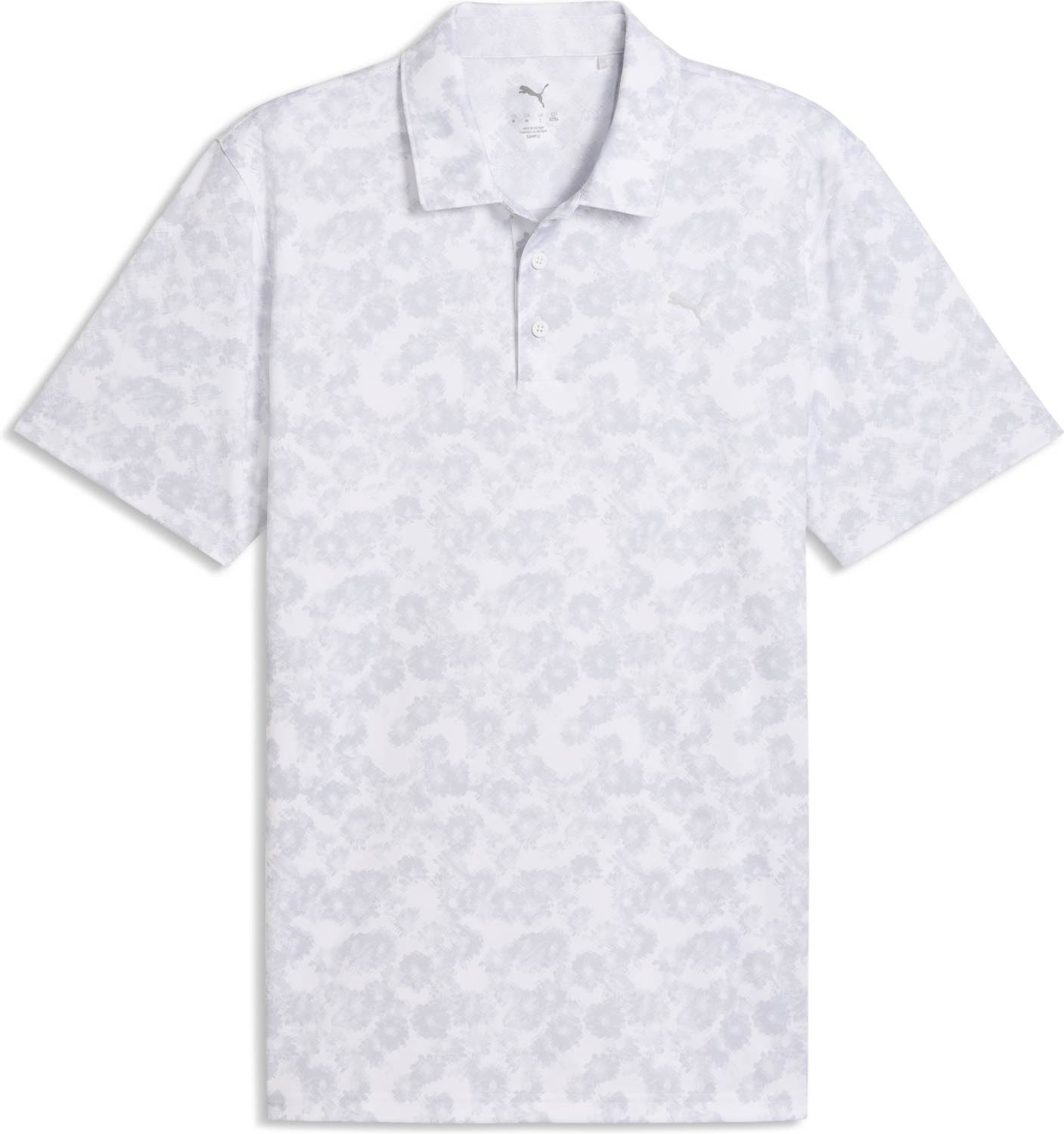 Puma Pure Floral Herre Poloshirt White Glow Str Xxxl Hvid Herre XXXL