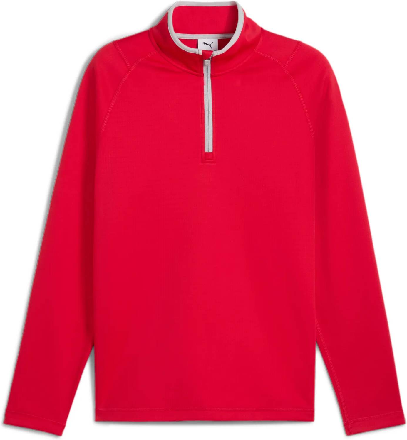 Puma Waffle Fleece Zip Herre Pullover Strong Red Str Xxxl Strong Red Herre XXXL