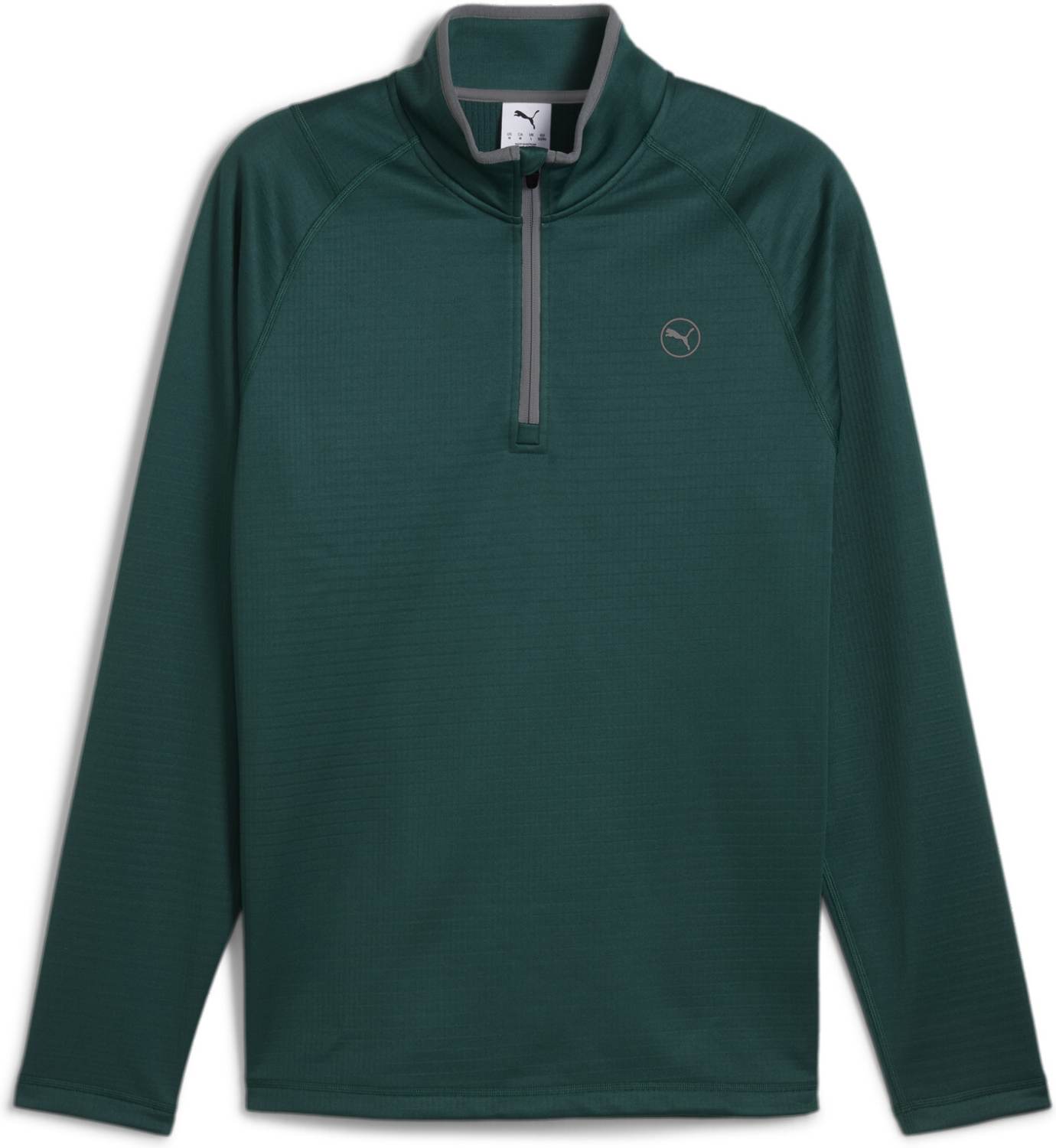 Puma Waffle Fleece Zip Herre Pullover Dark Myrtle Str Xxxl Dark Myrtle Herre XXXL
