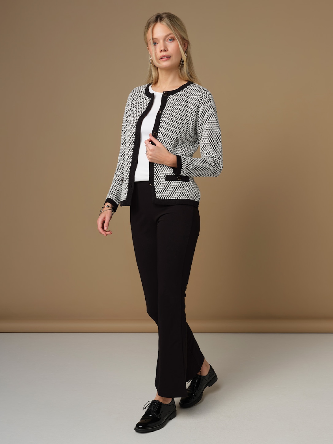 Skovhuus Kvinde Sofia Cardigan Off White Xxxl Hvid Female XXXL
