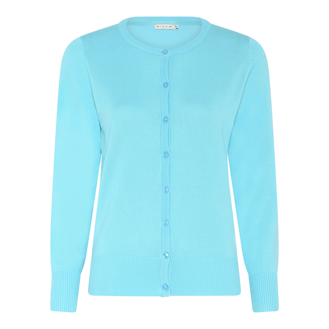 Micha Viscose Strik Aqua Blå Xxxl