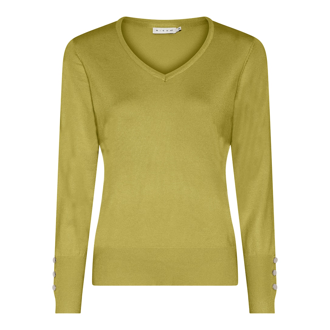 Micha Efterårs Viscose Strik Moss Xxxl